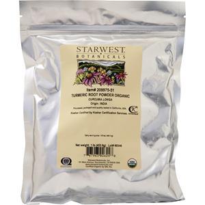 Starwest Botanicals Turmeric Root Powder - Organic  453.6 grams