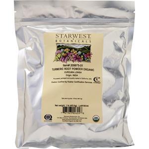 Starwest Botanicals Turmeric Root Powder - Organic 453.6 grams
