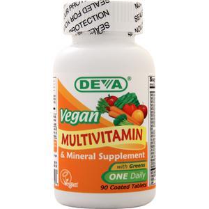 Deva Nutrition Vegan Multivitamin & Mineral Supplement 90 tabs