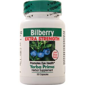 Yerba Prima Bilberry Extra Strength 50 caps