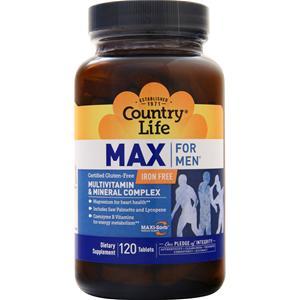 Country Life Max for Men - Maxi-Sorb  120 tabs