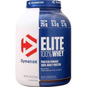 Dymatize Nutrition Elite 100% Whey Protein Rich Chocolate 5 lbs