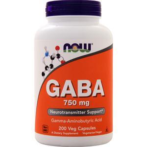 Now GABA (750mg)  200 vcaps