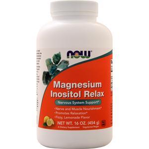 Now Magnesium Inositol Relax Lemonade 454 grams