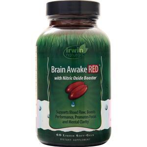 Irwin Naturals Brain Awake Red 60 sgels