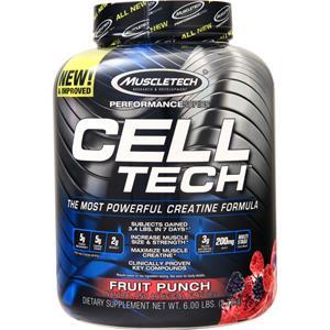 Muscletech Cell Tech Performance Series - Creatine Formula Fruit Punch 6 lbs