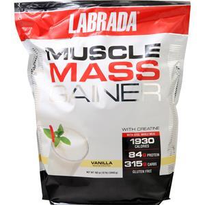Labrada Muscle Mass Gainer Vanilla 12 lbs