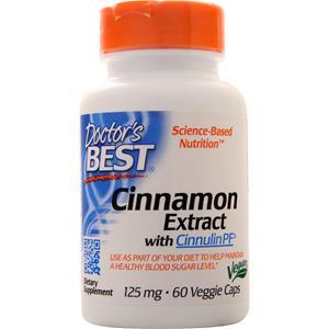 Doctor's Best Cinnamon Extract with Cinnulin PF (125mg) 60 vcaps
