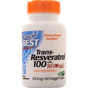 Doctor's Best Trans-Resveratrol 100 with ResVinol 60 vcaps