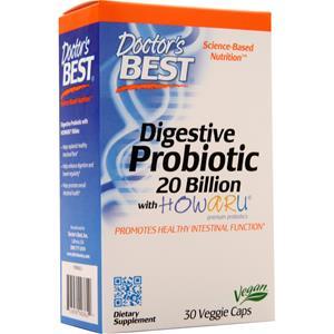 Doctor's Best Digestive Probiotic 20 Billion with HOWARU  30 vcaps