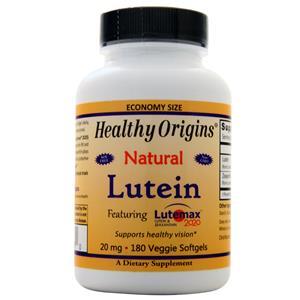 Healthy Origins Lutein - Natural  180 sgels