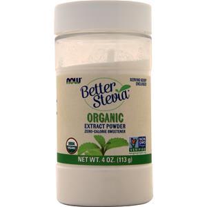 Now Better Stevia - Zero Calorie Sweetener Organic 4 oz