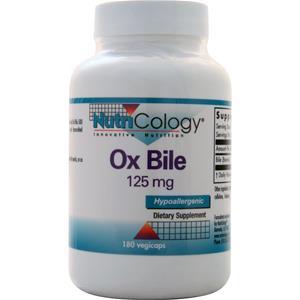 Nutricology Ox Bile (125mg)  180 vcaps