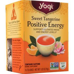 Yogi Sweet Tangerine Positive Energy Tea 16 pckts