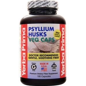 Yerba Prima Psyllium Husks Veg Caps 180 vcaps