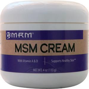 MRM MSM Cream  4 oz