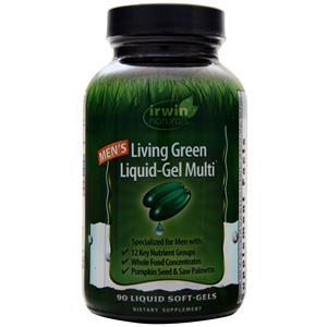 Irwin Naturals Men's Living Green Liquid-Gel Multi  90 sgels
