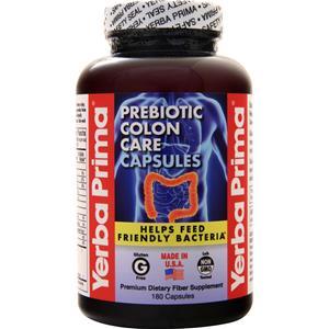 Yerba Prima Prebiotic Colon Care Capsules 180 caps