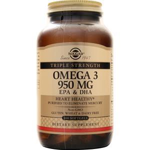 Solgar Omega 3 - Triple Strength 100 sgels