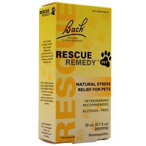 Bach Flower Remedies Rescue Remedy Pet - Natural Stress Relief For Pets  20 mL