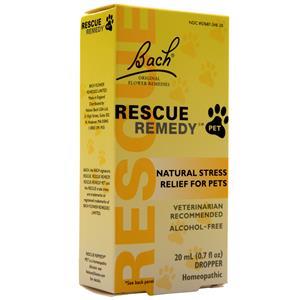 Bach Flower Remedies Rescue Remedy Pet - Natural Stress Relief For Pets 20 mL
