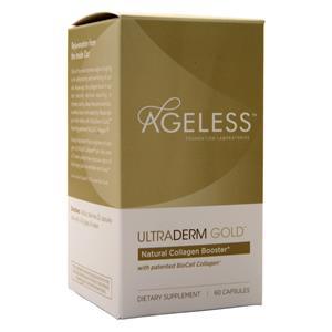 Ageless Foundation Laboratories Ultra Derm Gold - Natural Collagen Booster  60 caps