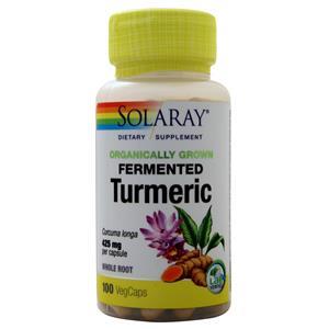 Solaray Fermented Turmeric - Organically Grown (425mg)  100 vcaps
