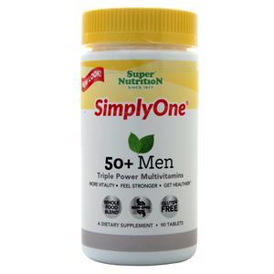 Super Nutrition Simply One 50+ Men - Triple Power Multivitamins  90 tabs