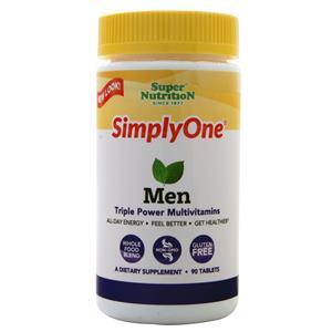 Super Nutrition Simply One Men - Triple Power Multivitamins  90 tabs