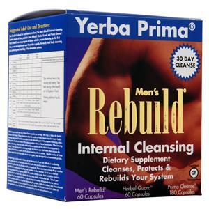 Yerba Prima Men's Rebuild Internal Cleansing  300 caps