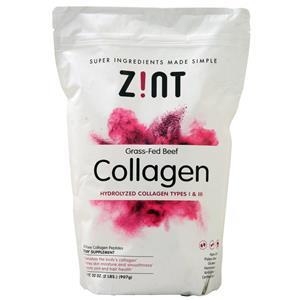 Zint Collagen - Hydrolyzed Collagen Types I & III (Grass Fed Beef) 32 oz