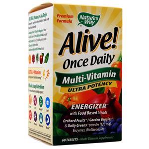 Nature's Way Alive! Once Daily Multi-Vitamin Ultra Potency 60 tabs