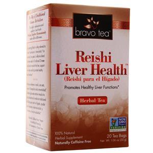 Bravo Tea Reishi Liver Health Herbal Tea 20 pckts