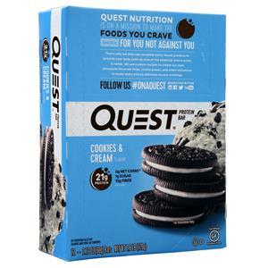 Quest Nutrition Quest Protein Bar Cookies & Cream 12 bars