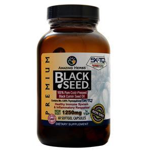 Amazing Herbs Premium Black Seed (1250mg) 60 sgels