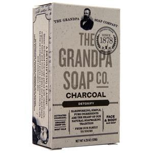 The Grandpa Soap Co Charcoal Detoxify Bar Soap 4.25 oz