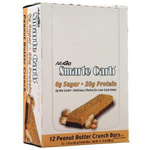 Nugo Nutrition NuGo Smarte Carb Bar Peanut Butter Crunch 12 bars