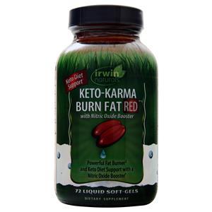 Irwin Naturals Keto-Karma Burn Fat Red 72 sgels