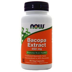 Now Bacopa Extract (450mg)  90 vcaps