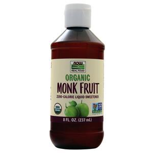 Now Organic Monk Fruit - Zero Calorie Liquid Sweetener 8 fl.oz