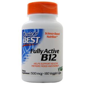 Doctor's Best Fully Active B12 (1500mcg) 180 vcaps
