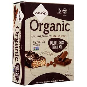 Nugo Nutrition NuGo Organic Bar Double Dark Chocolate 12 bars