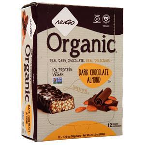 Nugo Nutrition NuGo Organic Bar Dark Chocolate Almond 12 bars