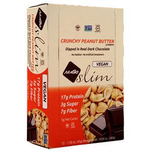 Nugo Nutrition Slim Vegan Bar Crunchy Peanut Butter 12 bars