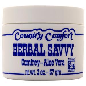 Country Comfort Herbal Savvy Comfrey-Aloe Vera 2 oz