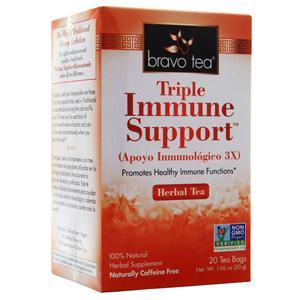 Bravo Tea Triple Immune Support Herbal Tea 20 pckts