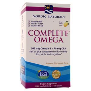 Nordic Naturals Complete Omega Lemon 180 sgels