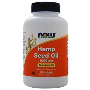 Now Hemp Seed Oil (1000mg) 120 sgels
