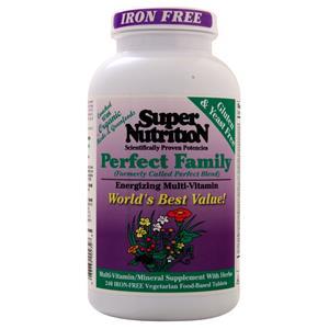 Super Nutrition Perfect Family Iron Free 240 tabs