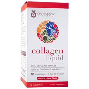 YouTheory Collagen Liquid Natural Berry 12 count